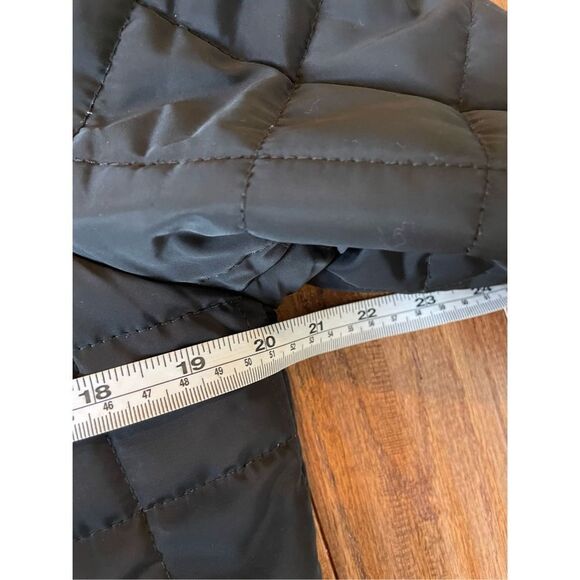 Liverpool LA black quilted tan trim jacket size m - Picture 10 of 10